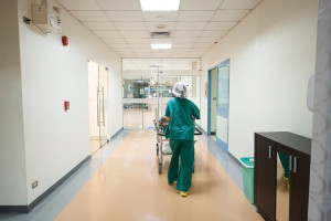 Hospitals lack money for employee salaries.
