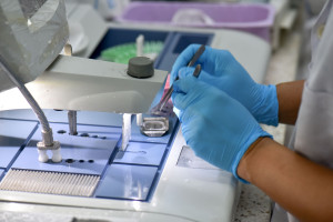 The first test of its kind in the world. It detects remnants of cancer cells.