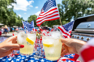 An anomaly in the US. The same amount of alcohol, twice as many sick people.